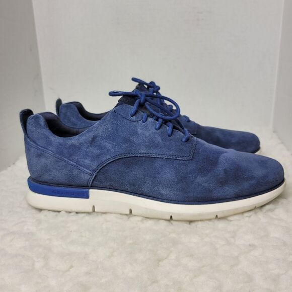 Cole Haan Grand Horizon II Size 10 M C26362 Blue Navy Casual Oxford Shoes - Picture 3 of 10